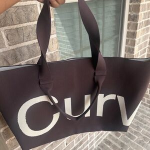 Curves tote by Sean brown chocolate NWT